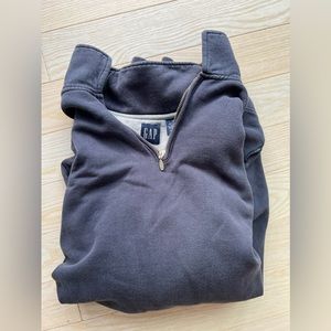 vintage gap athletic quarter zip